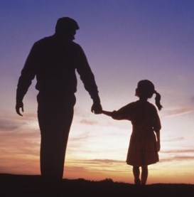 Father-and-Daughter-Silhouette